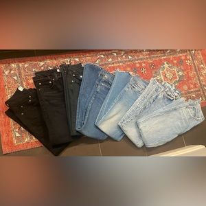 Premium denim bundle! Mother, AGOLDE, Reformation - sizes 23-26